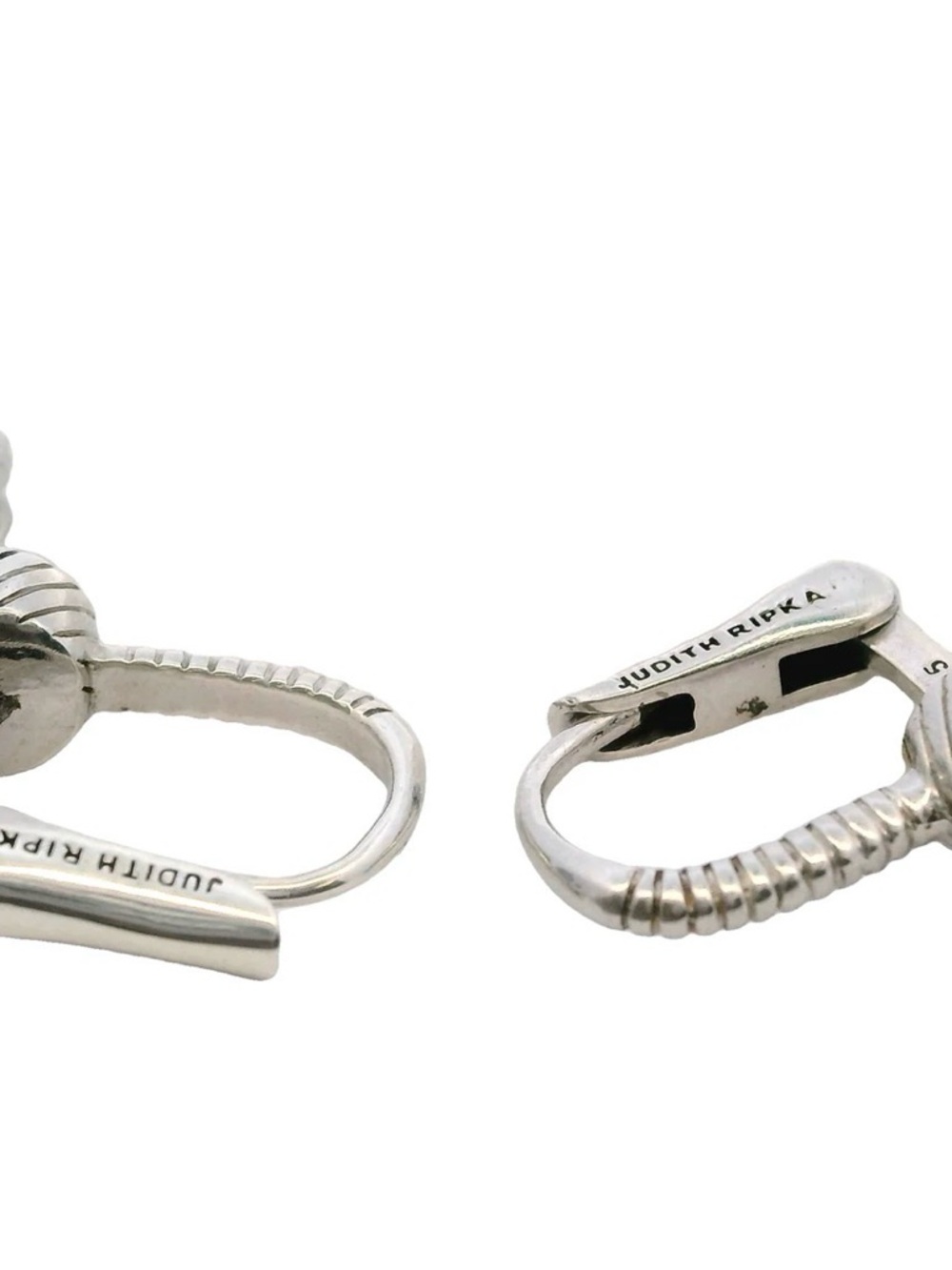 Judith Ripka Sterling Silver Earrings 🪴 - Picture 5 of 7
